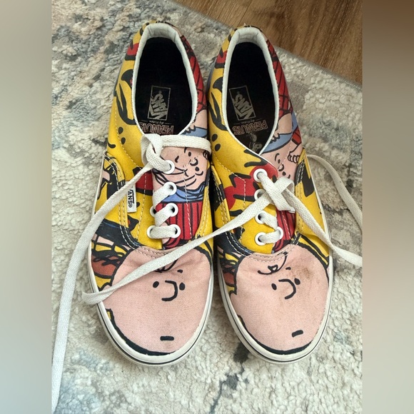 Peanuts Kids Sneakers - Yellow and Pink - Picture 1 of 6